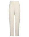 Mauro Grifoni Woman Pants Ivory Size 6 Polyester In White