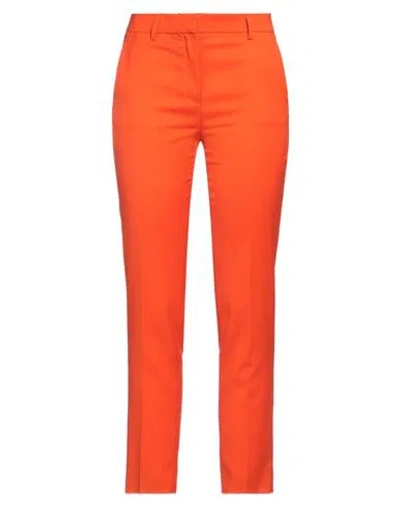 Mauro Grifoni Grifoni Woman Pants Orange Size 8 Cotton, Elastane