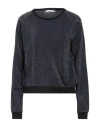 Mauro Grifoni Grifoni Woman Sweater Midnight Blue Size 6 Polyester, Viscose In Blue