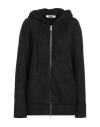 Mauro Grifoni Grifoni Woman Sweatshirt Black Size 6 Cotton, Polyamide, Elastane