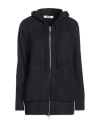Mauro Grifoni Grifoni Woman Sweatshirt Midnight Blue Size 6 Cotton, Polyamide, Elastane