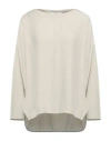 Mauro Grifoni Grifoni Woman Top Light Grey Size 12 Acetate, Viscose