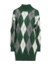 Mauro Grifoni Grifoni Woman Turtleneck Dark Green Size 4 Polyamide, Alpaca Wool, Mohair Wool