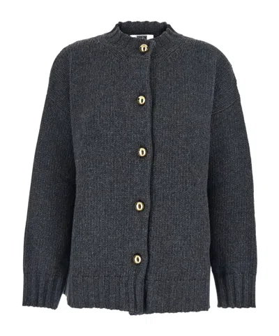 MAURO GRIFONI LONG-SLEEVED CARDIGAN SWEATER