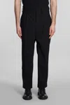 Mauro Grifoni Grifoni Man Pants Black Size 34 Polyester, Virgin Wool, Elastane In Black