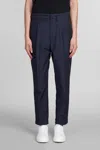 MAURO GRIFONI PANTS IN BLUE COTTON