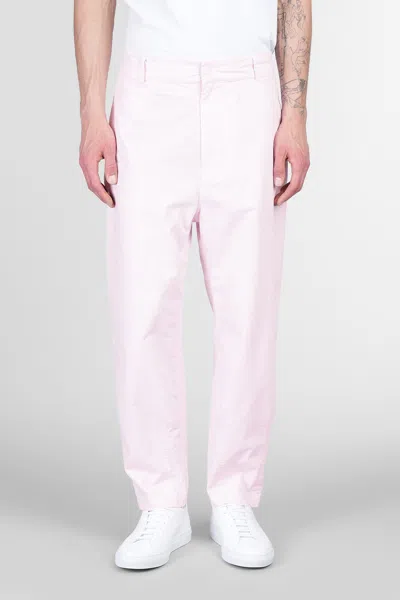 Mauro Grifoni Pants In Rose-pink Cotton