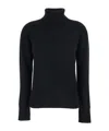 Mauro Grifoni Ribbed Turtleneck Sweater In Black
