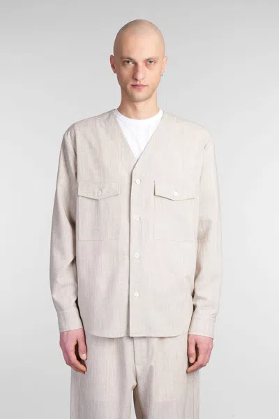 Mauro Grifoni Shirt In Beige Polyester