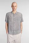 Mauro Grifoni Shirt In Green Silk In Green