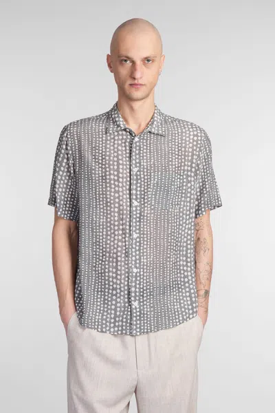 Mauro Grifoni Shirt In Green Silk