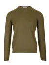 Mauro Ottaviani Crewneck Sweater In Wish Wool Knitwear Green In Green