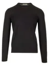 Mauro Ottaviani Crewneck Sweater In Wish Wool Knitwear Black