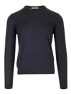 Mauro Ottaviani Crewneck Sweater In Wish Wool Knitwear Blue