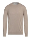 Mauro Ottaviani Man Sweater Beige Size 42 Silk, Cotton