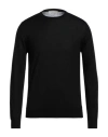 Mauro Ottaviani Man Sweater Black Size 42 Cashmere, Silk