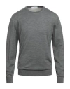 Mauro Ottaviani Man Sweater Grey Size 46 Merino Wool In Gray