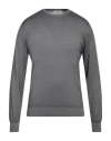 Mauro Ottaviani Man Sweater Grey Size 48 Cashmere, Silk In Grey