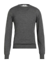Mauro Ottaviani Man Sweater Lead Size 42 Merino Wool In Gray