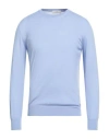 Mauro Ottaviani Man Sweater Light Blue Size 40 Merino Wool