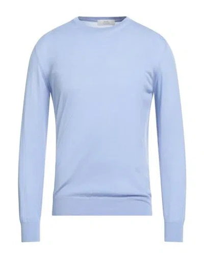 Mauro Ottaviani Man Sweater Light Blue Size 40 Merino Wool