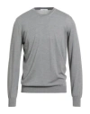 Mauro Ottaviani Man Sweater Light Grey Size 44 Merino Wool In Gray