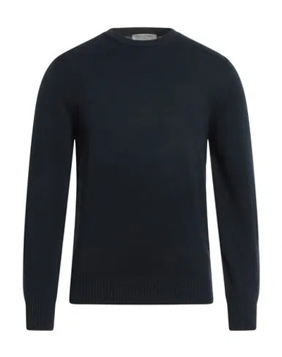 Mauro Ottaviani Man Sweater Midnight Blue Size 44 Cotton