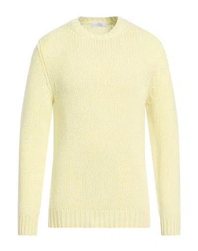 Mauro Ottaviani Man Sweater Pastel Yellow Size 42 Cashmere