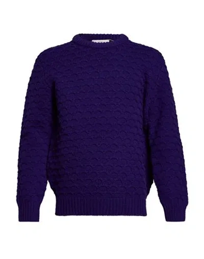 Mauro Ottaviani Man Sweater Purple Size 44 Merino Wool
