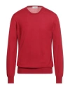 Mauro Ottaviani Man Sweater Red Size 44 Merino Wool In Red