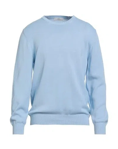 Mauro Ottaviani Man Sweater Sky Blue Size 42 Cotton