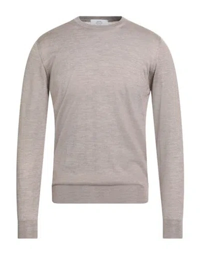 Mauro Ottaviani Man Sweater Taupe Size 40 Cashmere, Silk