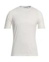 Mauro Ottaviani Man T-shirt White Size 36 Cotton, Elastane