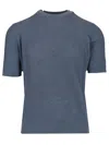 Mauro Ottaviani Ribbed T-shirt In Blue