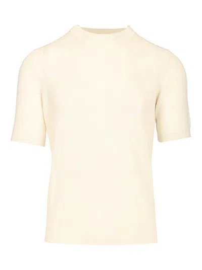 Mauro Ottaviani Ribbed T-shirt In White