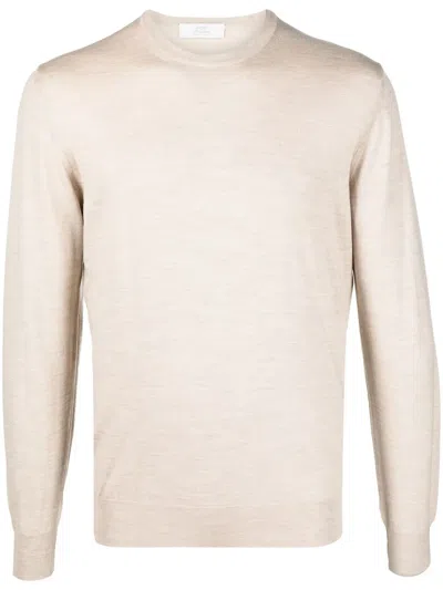 Mauro Ottaviani Round Neck Jumper In Neutral