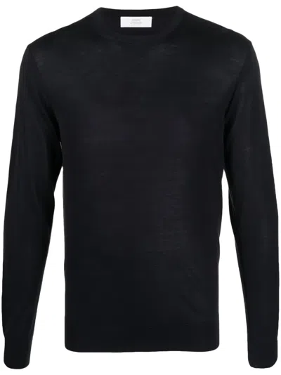 Mauro Ottaviani Round-neck Silk T-shirt In Blue