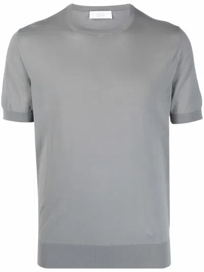 Mauro Ottaviani Round Neck T-shirt In Gray
