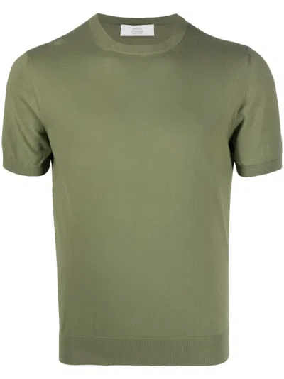 Mauro Ottaviani Short-sleeve Cotton T-shirt In Green