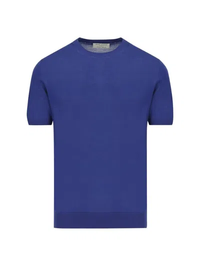 Mauro Ottaviani T-shirt And Polo Shirt In Blue