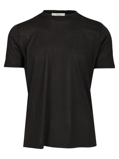 Mauro Ottaviani T-shirt Mm Jersey Seta Nera