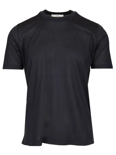 Mauro Ottaviani T-shirt Mm Jersey Seta Nera