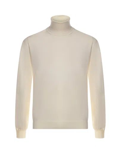 Mauro Ottaviani Wool Turtleneck In White