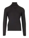 Mauro Ottaviani Wool Turtleneck Wish Knitwear Black In Black