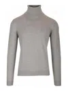 Mauro Ottaviani Wool Turtleneck Wish Knitwear Grey In Gray