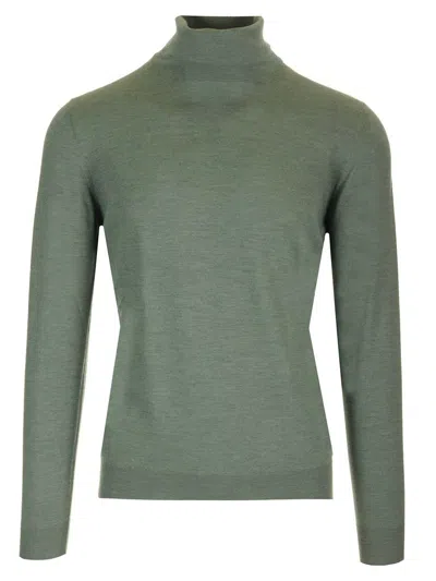 Mauro Ottaviani Wool Turtleneck Wish Knitwear Green