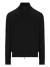Mauro Ottaviani Zipped Cardigan In Black