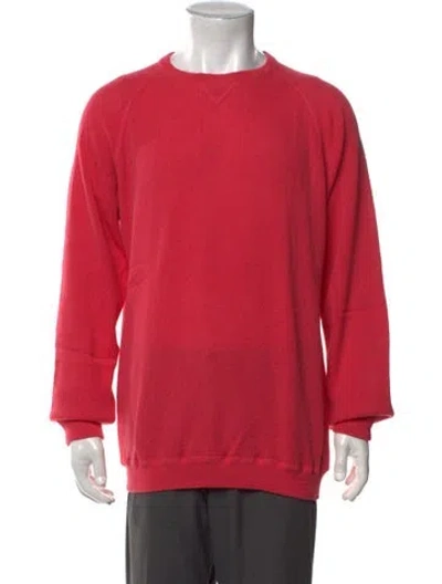 Pre-owned Maus & Hoffman Baby Alpaca Crew Neck Pullover In Pink