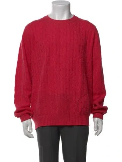Pre-owned Maus & Hoffman Cashmere Crew Neck Pullover In Pink