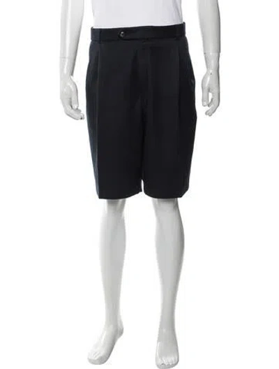 Pre-owned Maus & Hoffman Flat Front Shorts In Blue